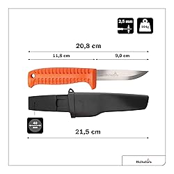 Hultafors Craftsmans Knife HVK BIO with Holster