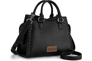 Montana West Wrangler Purses for Women Small Crossbody Purse and Handbags Woven Designed Purse with Detachable Strap