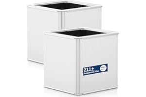 Lot de 2 filtres de rechange 211+ compatibles avec purificateur d'air Blue Pure 211+, système de filtration en 2 étapes du fi
