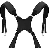 Craftsman Golf Adjustable Waterproof Star Black Blue Golf Bag Backpack Straps Replacement Also for Custom Order with Your Name Stitched