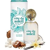 PB ParfumsBelcam Côte du Soleil Eau de Parfum for Women – Sweet Beachy Gourmand Scent with Coconut, Vanilla & Marshmallow – Long-Lasting Women’s Fragrance, Everyday Luxury Perfume, 3.4 fl oz