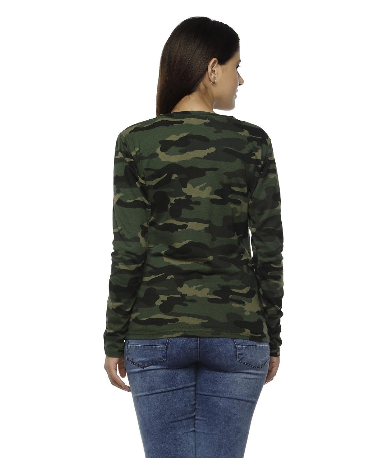 wear your opinion women's camouflage t-shirt