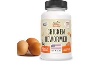 Roosty's Naturals De-Wormer for Chickens | 120 Count | All-Natural Formula | US-Made Chicken Wormer, Poultry De-Wormer |