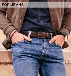 KEMISANT Men Belt-Genuine Leather Belt for Men
