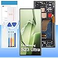 Original for Samsung Galaxy S23 Ultra Screen Replacement SM-S918 6.8“ LCD Display Touch Screen Digitizer Glass Assembly - Black with Frame - Tools