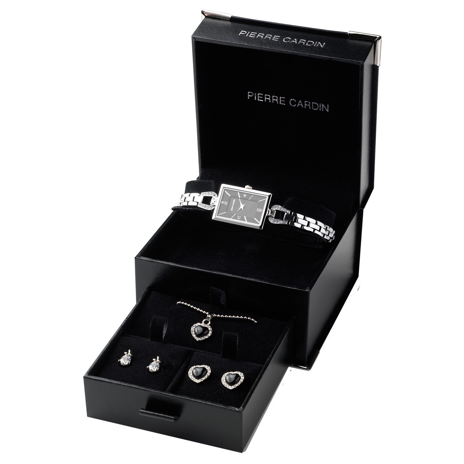 Pierre Cardin Ladies Womens Silver Tone Jewellery Set
