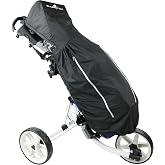 RainTek, Waterproof Golf Bag Rain Protection Cover with Hood, For Golf Push Carts, Golf Cart Accessories, Made to Keep Your Golf Gear Dry