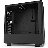 NZXT H510 - CA-H510B-B1 - Compact ATX Mid-Tower PC Gaming Case - Front I/O USB Type-C Port - Tempered Glass Side Panel - Cable Management System - Water-Cooling Ready - Black