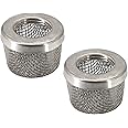 Tektall 2X Pump Inlet Strainer 181072 for airless Paint Sprayer 795 1095 1595 Ultra 1500 1000 750 333 433 gmax 3900 5900 Suction Hose with 1" NPT Thread Stainless Steel
