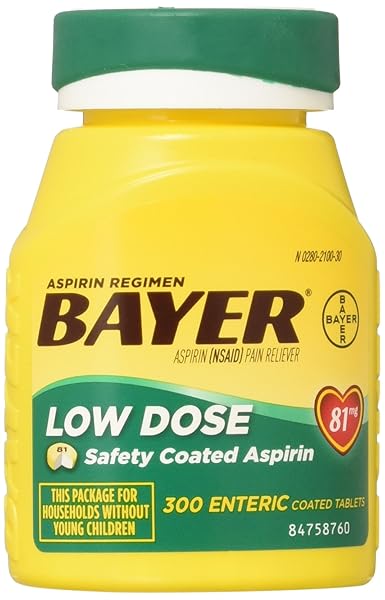 BAYER LOW DOSE 81MG TAB B SIZE 300CT...