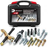 Powerbuilt Harmonic Balancer Puller and Installer Tool Set, Install and Remove Kit, Cars and Light Trucks, Storage Case - 648637