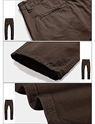 Match Mens Slim Tapered Flat Front Casual Pants