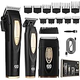 GSKY Mens Hair Clipper, Hair Cutting Kit, Beard Trimmer for Men, Foil Shavers, Hair Trimmer Barber Clippers Set, Mens Clippers and Grooming Set, Barber Trimmers Professional, Beard Shaver for Men