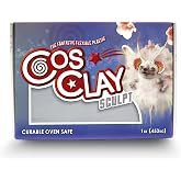 Cosclay Sculpt - Medium Firm Gray - Flexible Polymer Clay (6lb)