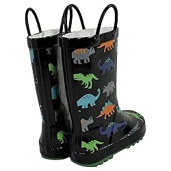 Hudson Baby Kids Rain Boot, Dinosaurs, 8 US Unisex