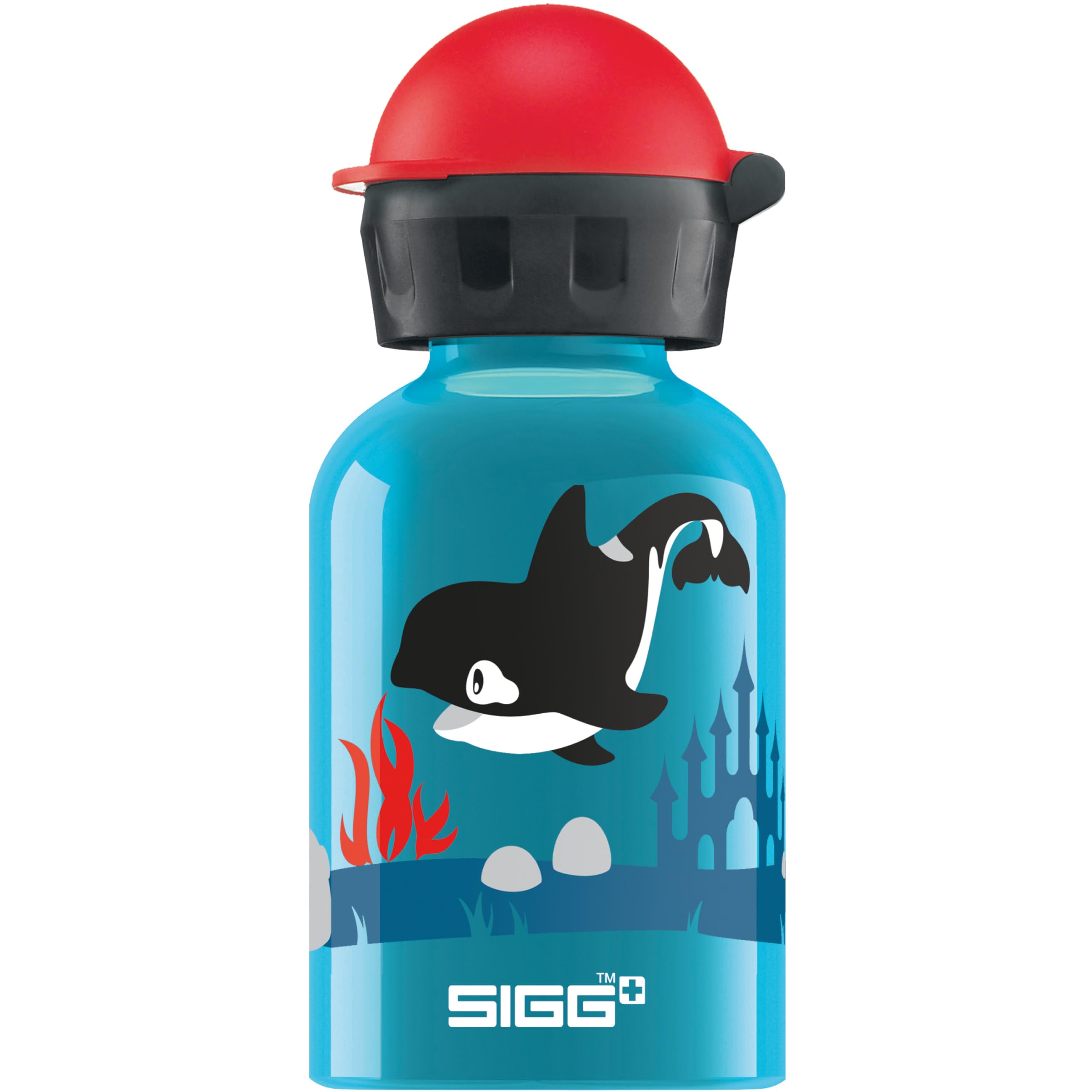 Sigg Children's Drinking Bottle (0.3 L), Pollutant-Free Children's Bottle with Leak-Proof Lid, Lightweight Kids' Water Bottle Made of Aluminium