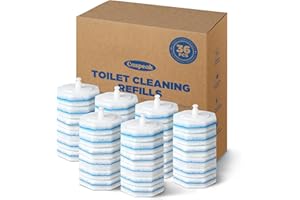 CASPEAK 36 Count Toilet Wand Refills For Clorox Toilet Wand, 5X Cleaning Power Toilets Bowl Cleaners With Exclusive Formula, High-Density Disposable Toilets Brush Scrubber - No Falling Apart, Fresh Fragrance