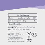 Vimergy Organic Liquid Zinc 115ml - 57 Servings, Alcohol Free, Vegan view 6