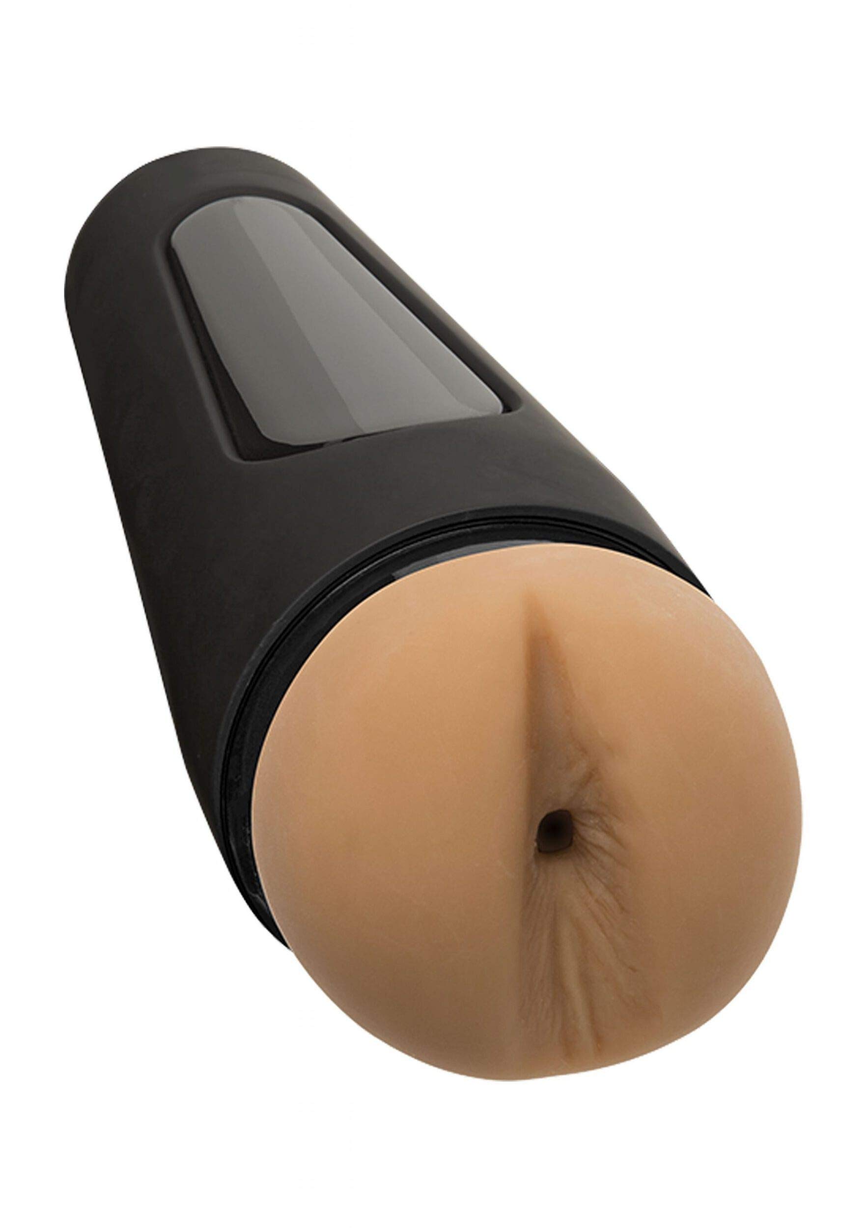 Man Squeeze - Twink ULTRASKYN Stroker - Realistic Ass Masturbator with Adjustable Suction, Squeeze Grip, and Discreet Storage - Vanilla - by Doc Johnson - for Adults Only