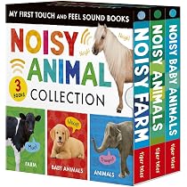 Amazon.com: Noisy Animal 3-Book Boxed Set: My First Touch and Feel ...