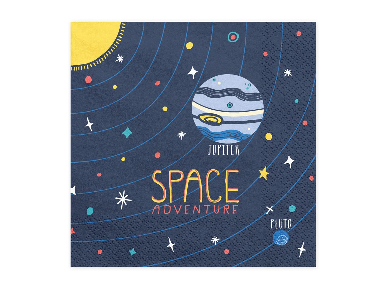 PartyDeco Conf. 20 Napkins Space Adventure for Party Tema Spazio