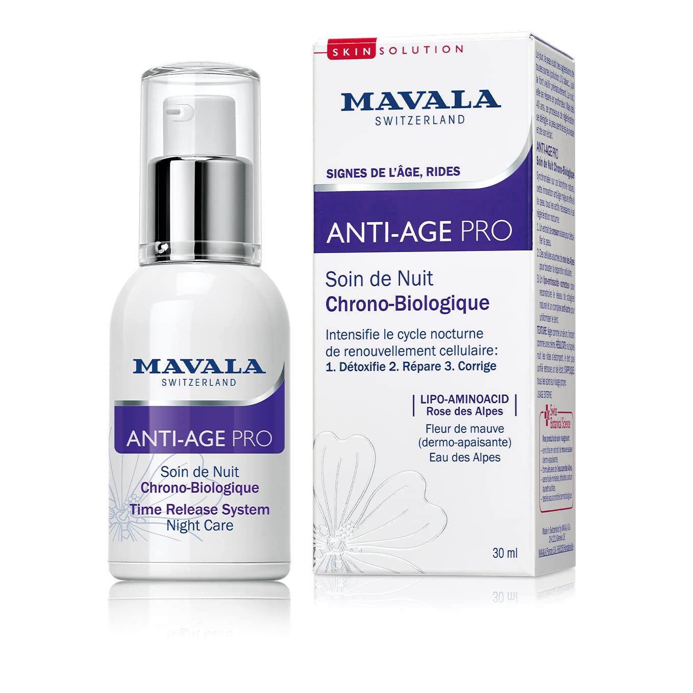 MAVALA ANTI-AGE PRO Time Release System Night Care