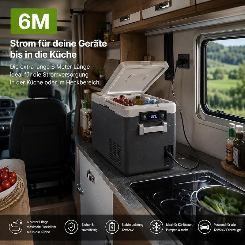 Zigarettenanzünder Verlängerung 12V Verlängerungskabel 2M / 4M / 6M |