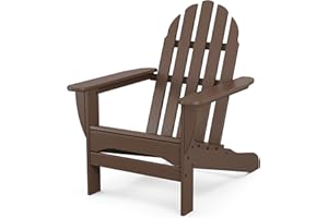 POLYWOOD AD4030MA Classic Outdoor Adirondack Chair, Mahogany