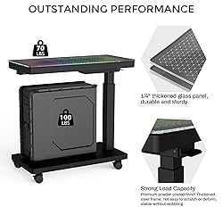 EUREKA ERGONOMIC Height Adjustable Computer Tower