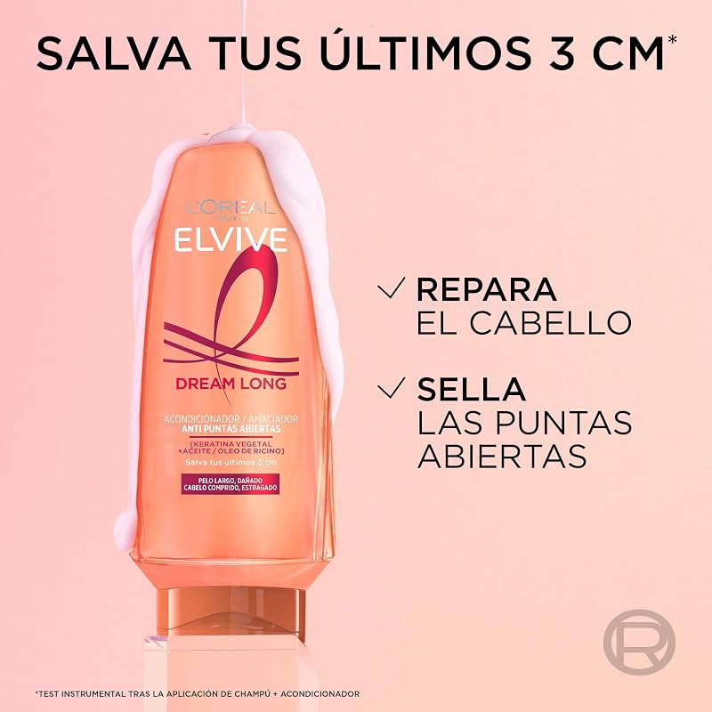 L’Oréal Paris Elvive Dream Long Super Acondicionador Reconstructor Para Pelo Largo, Dañado 300Ml