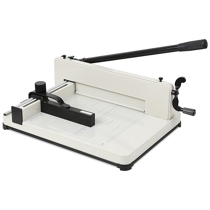 HOMFA Papiersschneidemaschine Schnitt-Schneidemaschine Papierschneider Schneidegerät für A4 Papier (A4)