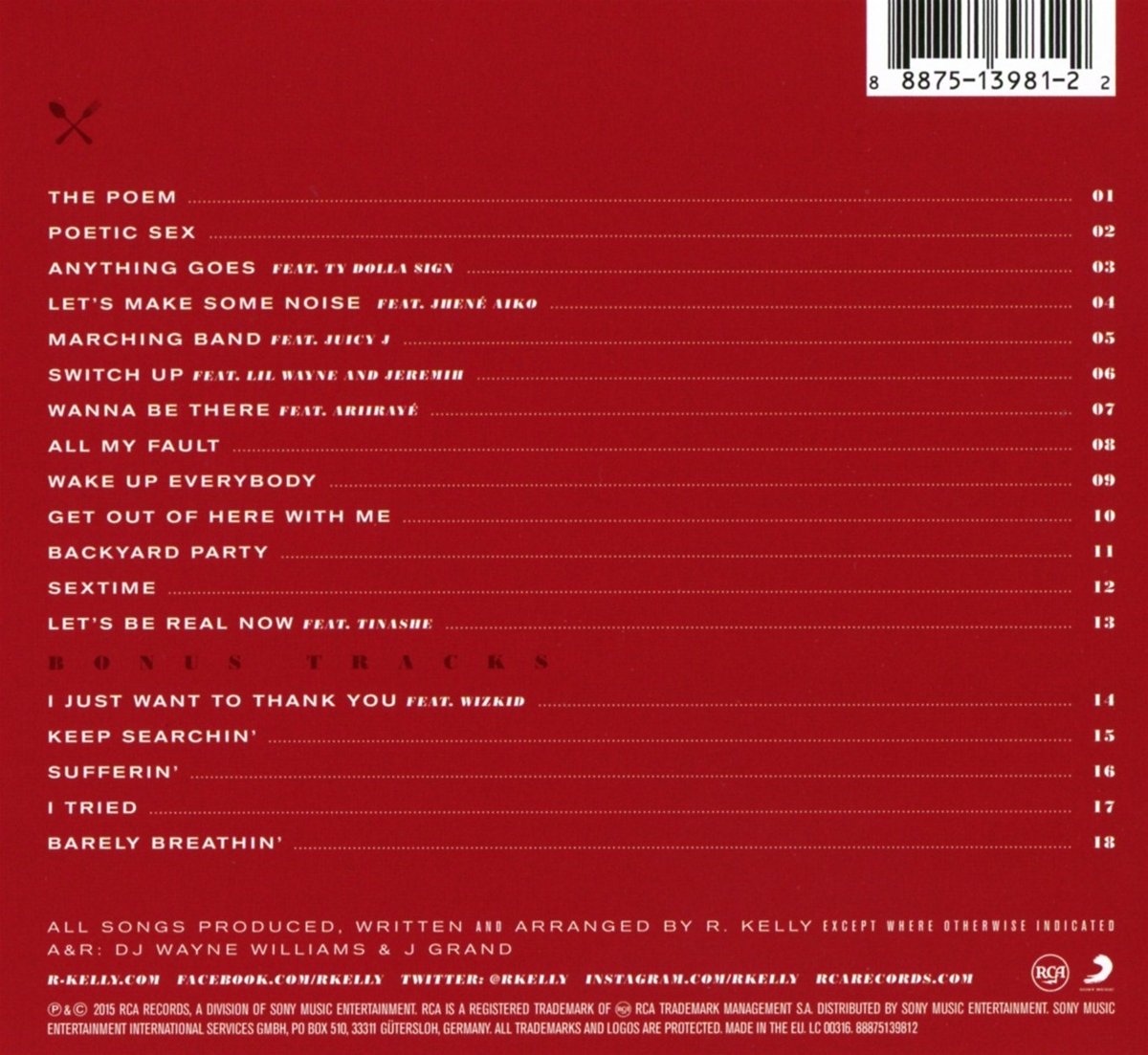 Download R Kelly Write Me Back Deluxe Edition Zip Free