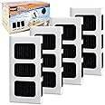 KEEPOW Paultra2 Refrigerator Air Filter Compatible with Frigidaire Pureair Ultra 2, Pure Air Ultra 2, Pureair Ultra ii, Electrolux 242047805, 5303918847, EAP12364179 (4 Pack)