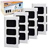 KEEPOW Paultra2 Refrigerator Air Filter Compatible with Frigidaire | Pureair Ultra 2, Pure Air Ultra 2, Pureair Ultra ii, Electrolux 242047805, 5303918847, EAP12364179 (4 Pack)
