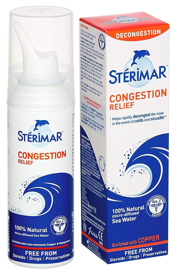 Buy Sterimar Hygiene Nasal Spray Congestion Relief Colds and Rhinitis