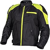 WICKED STOCK Motorcycle Jacket for Men Motorbike Powersport Riding Gear Dirt Bike Racing Adventure Biker Jackets