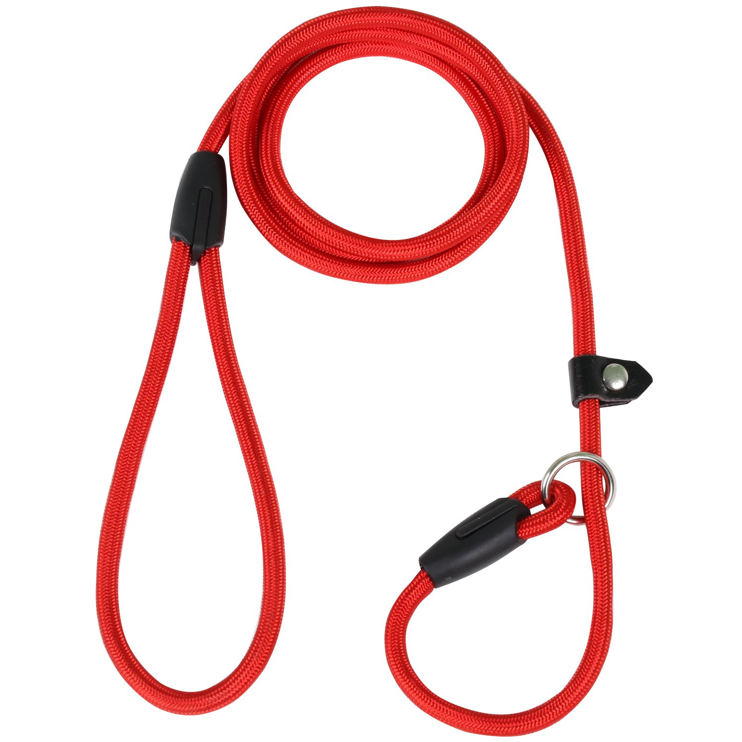 Digiflex Red Anti Slip Dog Lead Nylon and Cotton Training Durable ...