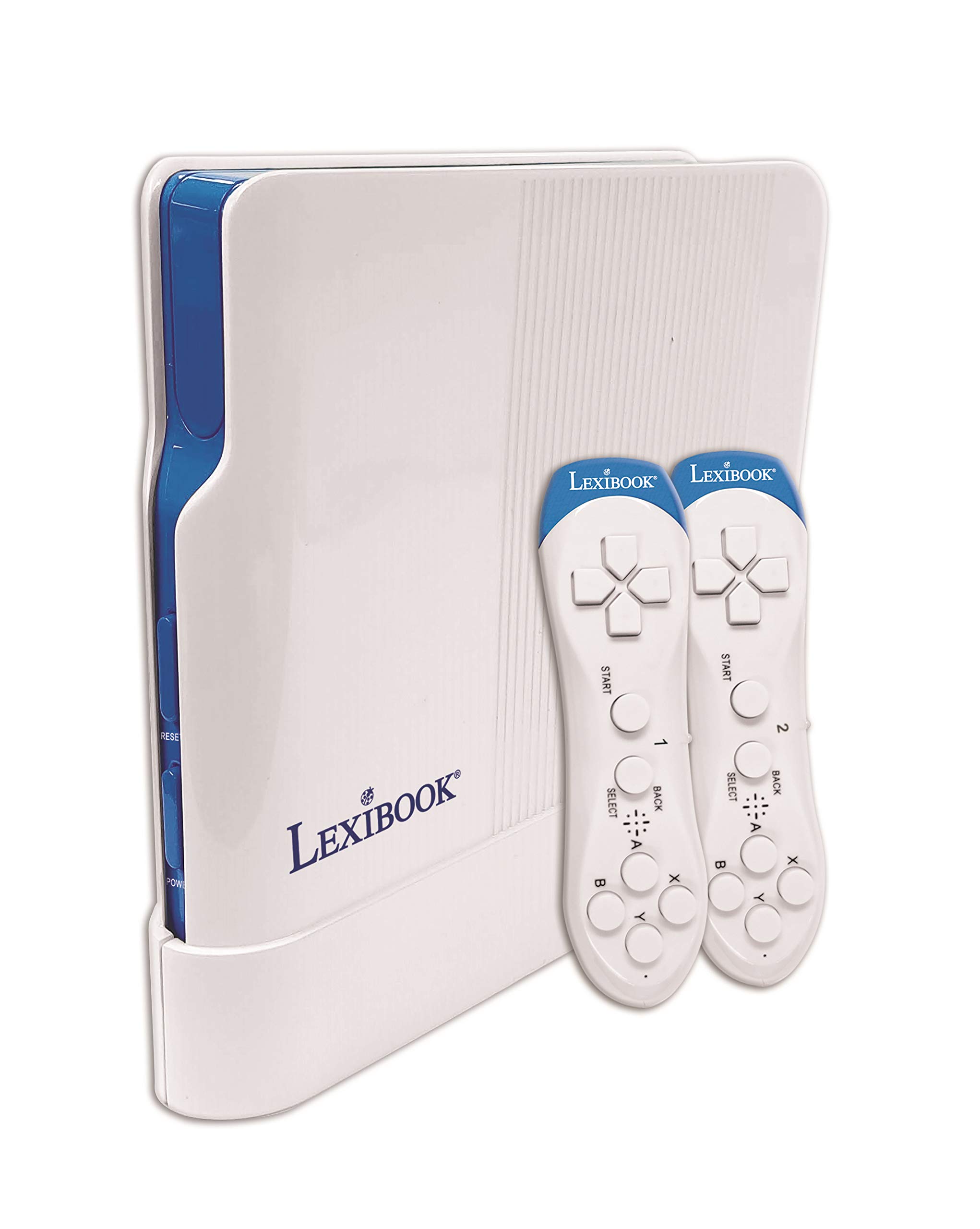 LEXIBOOK-Consola-de-Videojuegos-200-Juegos-y-Controladores-inalambricos-BlancoAzul-Lexiboook
