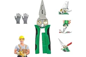 Voltmaster 8-in-1 Tool, Folding Stylus Screwdriver Wire Stripper, Multi-purpose Wire Crimper Electric Stripping for Wire Stri