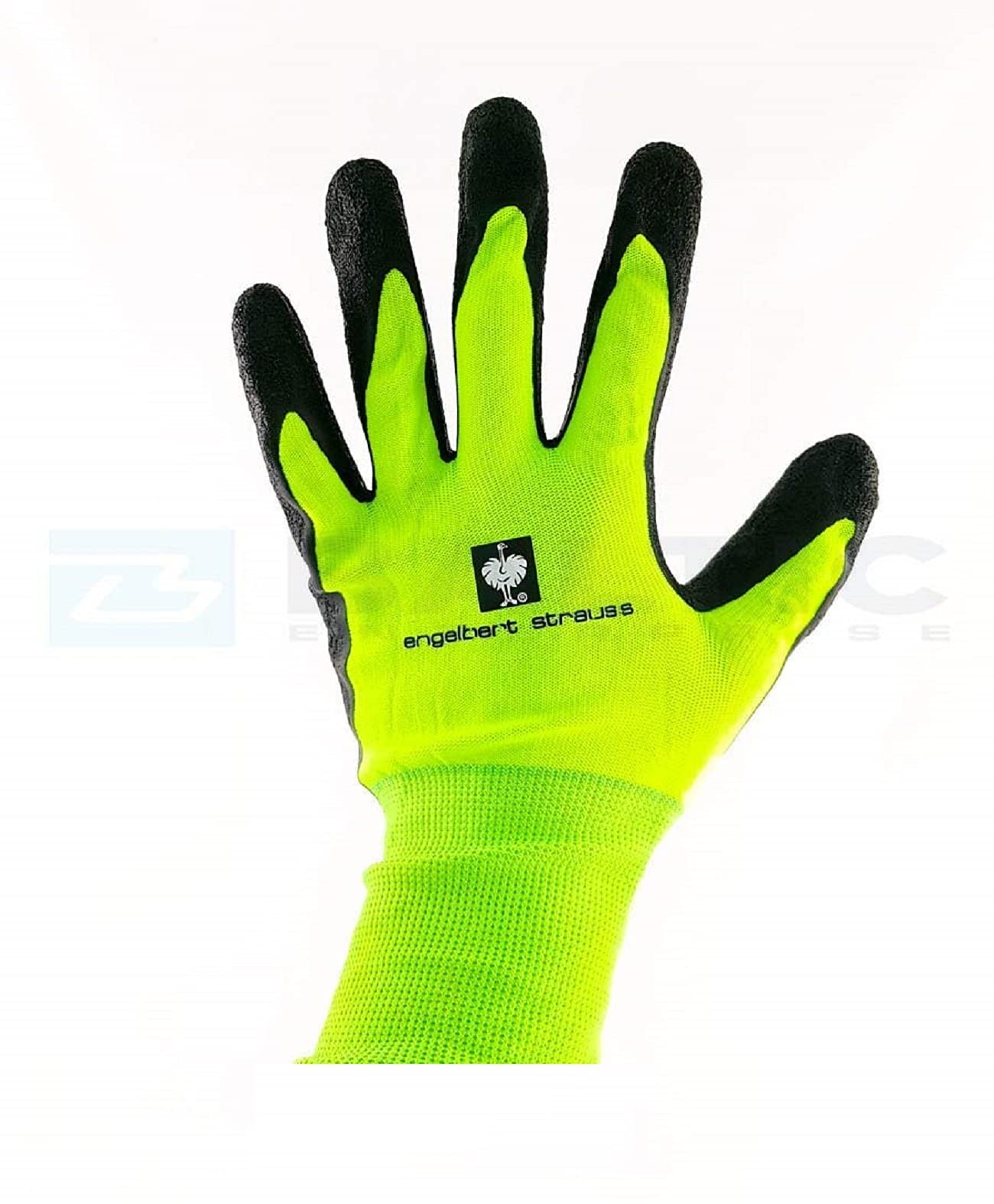 Engelbert Strauss Senso Grip LATEX Knitted Gloves,Multicolor, L