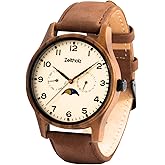 Zeitholz Wood Watches for Men, Wooden Watch, Gifts, Analog Watch, New Klitten Collection 42mm with Japanese Quartz Movement.
