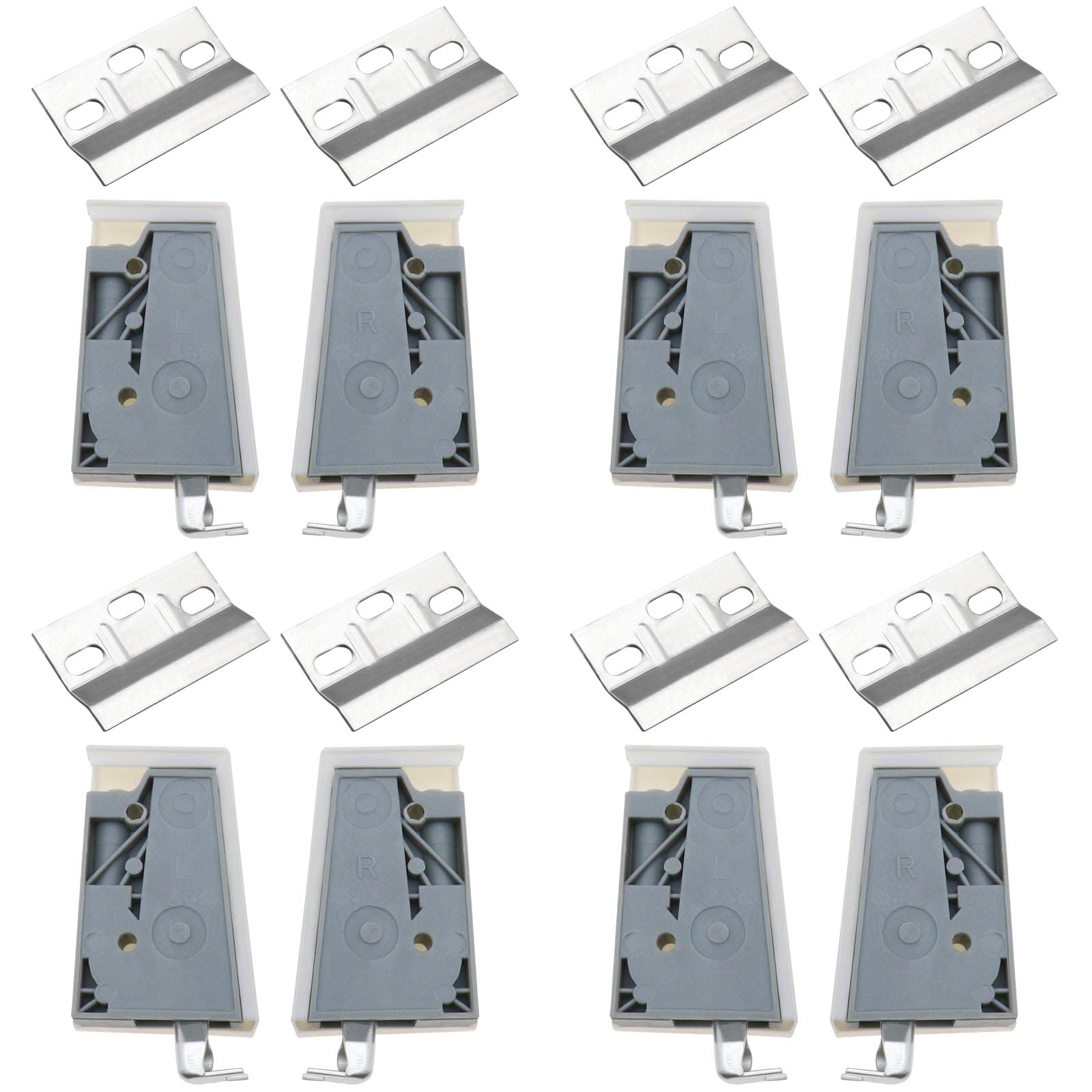 The Lord of the Tools 8PCS Hanging Bracket & Wall Hanger Plate Set Kitchen Cabinet Cupboard Wall Mounting & Overhead Wall Hanging 150KG Load Capacity
