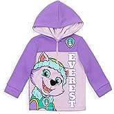 Paw Patrol Everest Girls Fleece Half Zip Hoodie Toddler to Big Kid