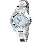 TechnoMarine Luna Tides Women's Watch w/Mother of Pearl Dial - 33mm, Steel (TM-826000)