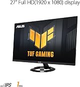ASUS TUF Gaming VG279Q3R 27 inch 1080p 180Hz Fast IPS ELMB FreeSync view 2