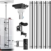 Starlink Standard 4/4X Pole Mount Kit,Starlink Gen 3/4 RV Ladder Pole Mount | 1.5'' Stainless Steel Pole, Starlink Mounting Kit Pipe Adapter Accessories, Portable, Adjustable, High Load Capacity