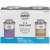 Harvey's 19530 0 Primer/Cement, Twin Pack Box, 4 oz.