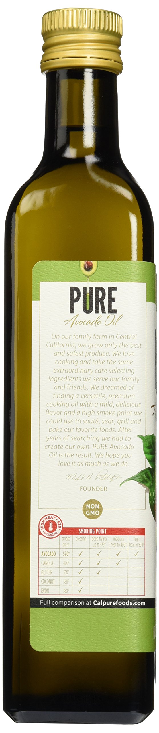CalPure Avocado Oil Refined For HighHeat Cooking, 500ml on Galleon