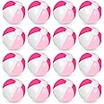JarThenaAMCS 16Pcs Inflatable Beach Balls 16Inch Round Pool PVC Balls Cute Game Toys