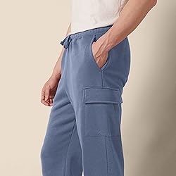 Amazon Essentials Men's Cargo Fleece Sweatpant with